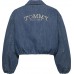TOMMY HILFIGER μπουφάν bomber κορίτσι KG0KG08930-1A4 μπλε